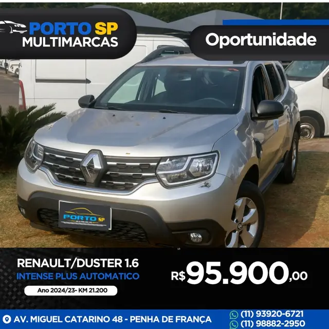 Carro Renault Duster Plus 2024 Intense 1.6 (Aut.)