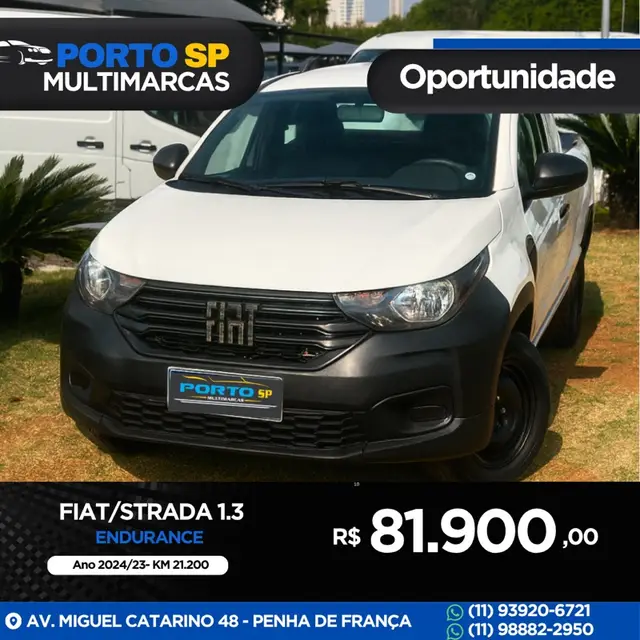 Carro Fiat Strada 2023 Endurance 1.4 Cabine Plus (Flex)