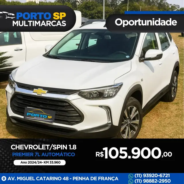 Carro Chevrolet Spin 2024 Premier 1.8 (Aut.)