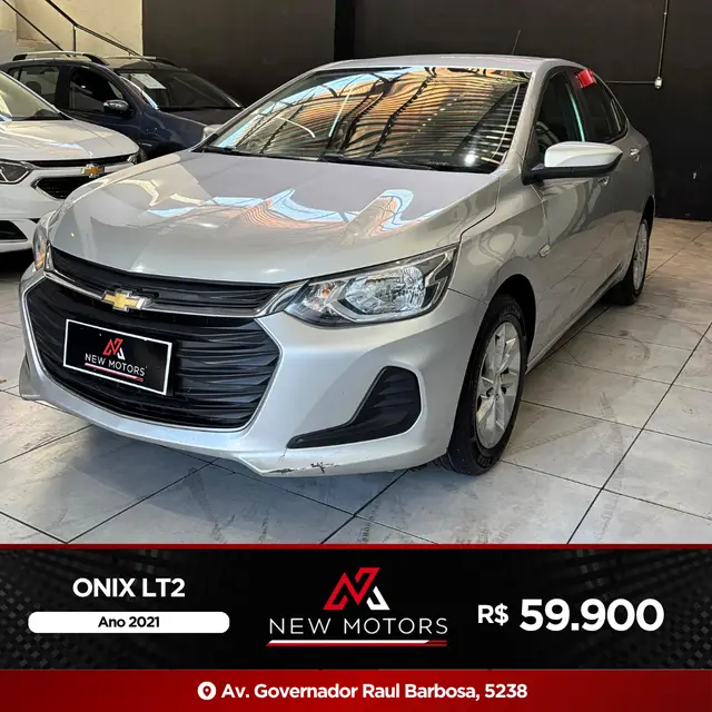 Carro Chevrolet Onix Plus 2021 1.0 LT (Flex)