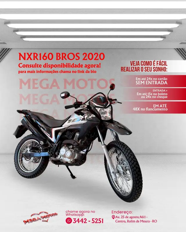 Moto Honda NXR 160 2020 Bros ESDD