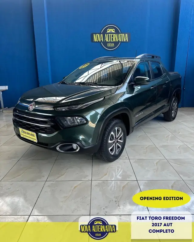 Carro Fiat Toro 2017 Freedom Open Edition 1.8 AT6 4x2 (Flex)