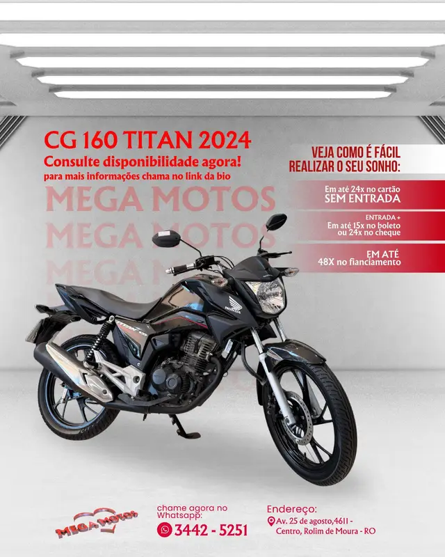 Moto Honda CG 160 2024 Titan