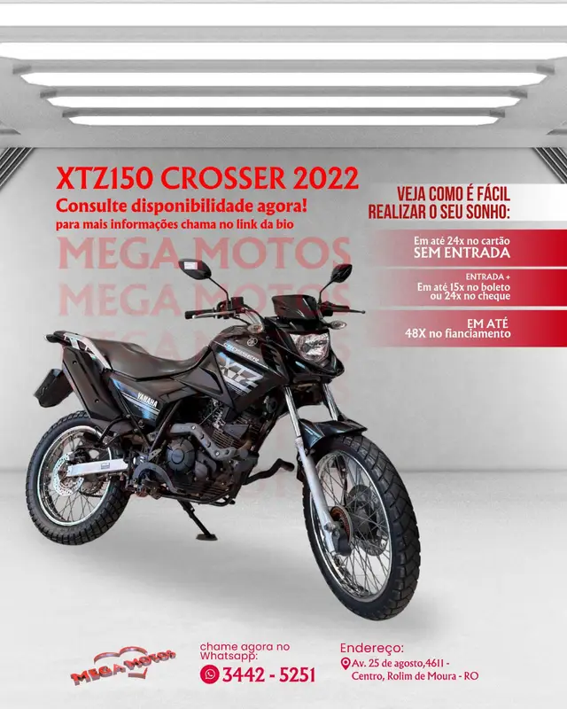 Moto Yamaha XTZ 150 Crosser 2022 150 S