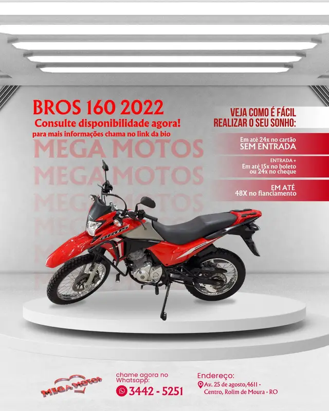 Moto Honda NXR 160 2022 Bros ESDD