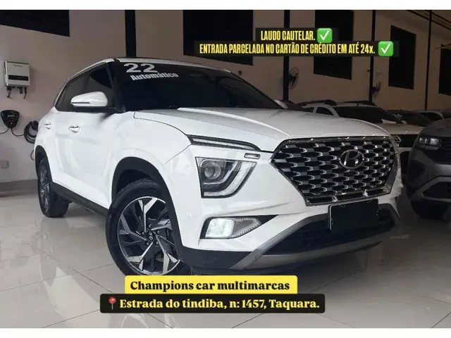 Carro Hyundai Creta 2022 Platinum 1.0 Turbo (Aut) (Flex)