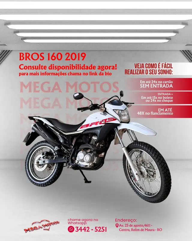 Moto Honda NXR 160 2019 Bros ESDD