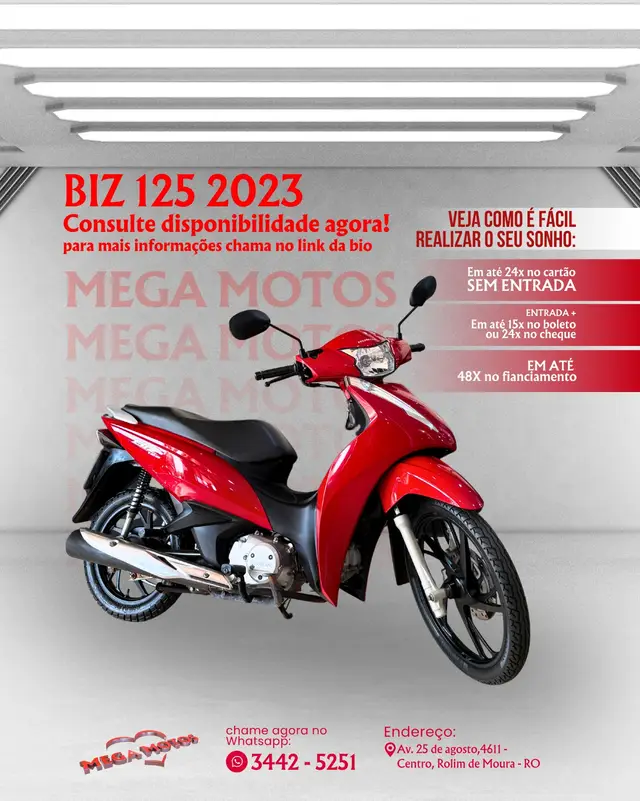Moto Honda Biz 125 2023 Flex