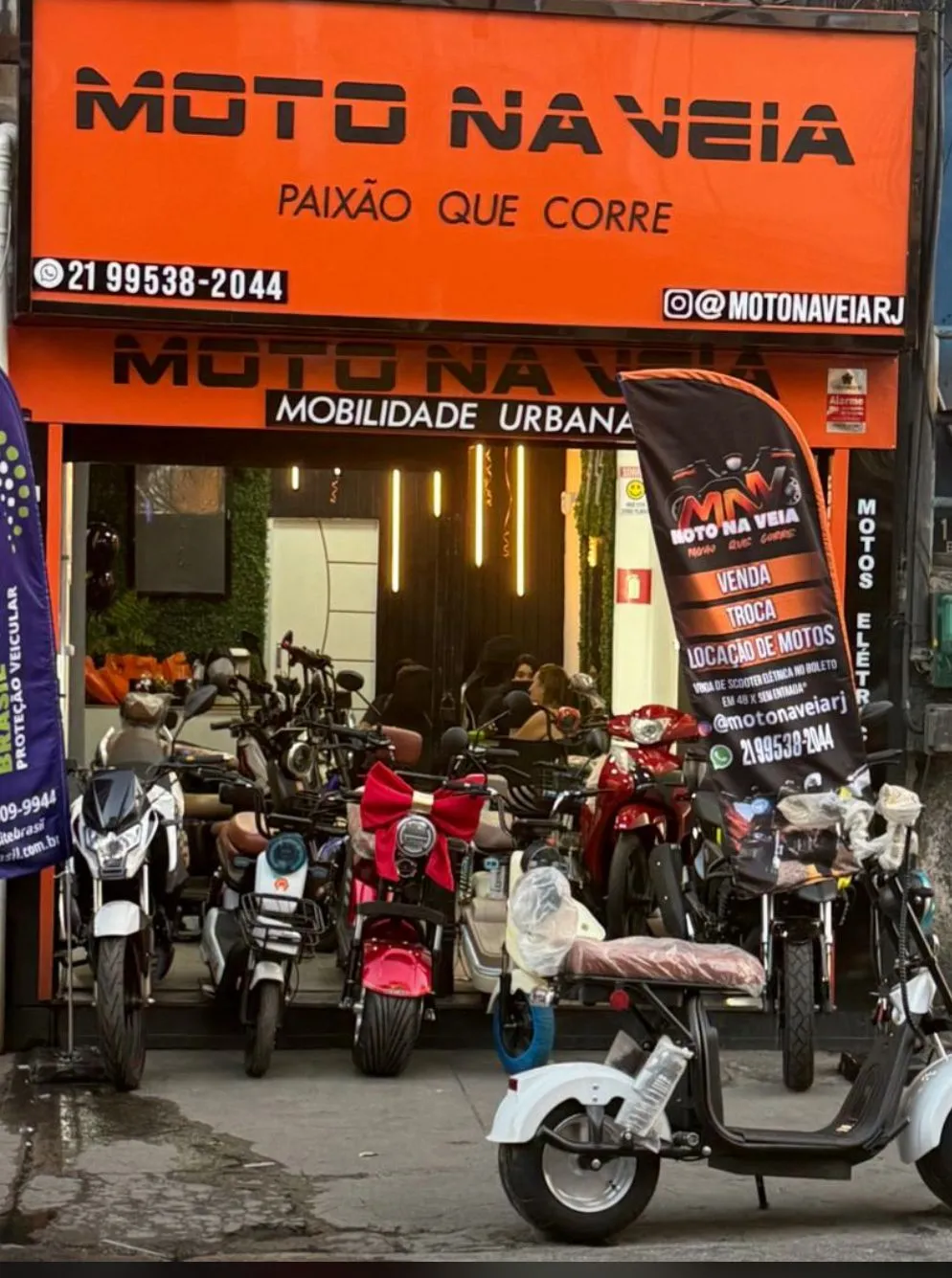 Fachada da loja Veículos à venda em Moto na Veia - Nova Iguaçu - RJ