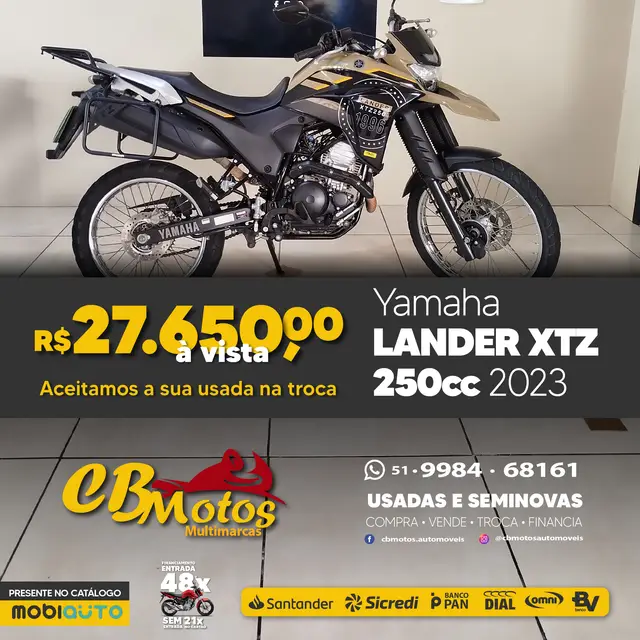 Moto Yamaha XTZ 250 Lander 2023 ABS