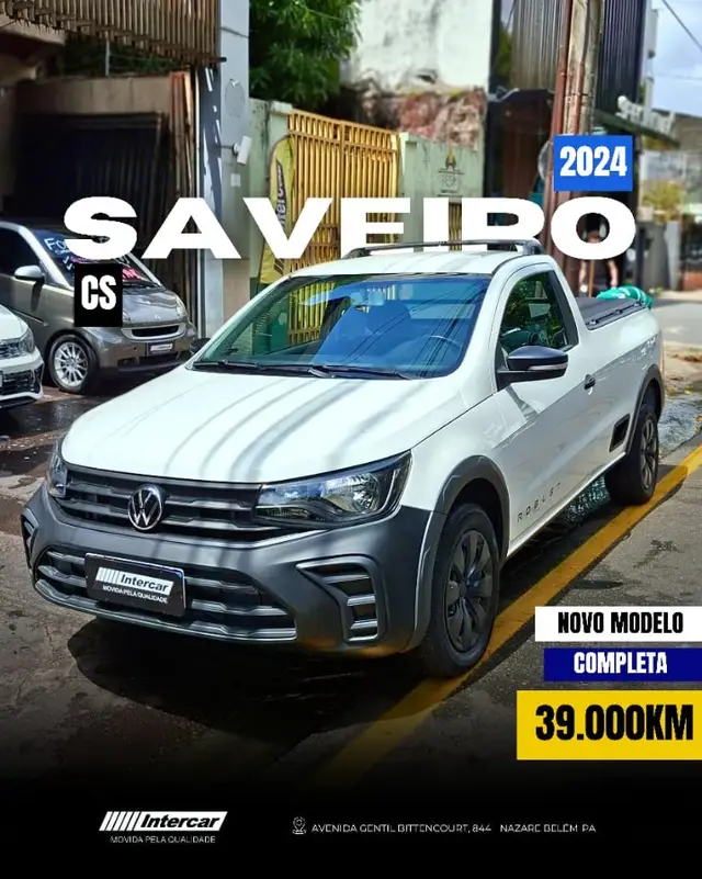 Carro Volkswagen Saveiro 2024 Robust CD 1.6