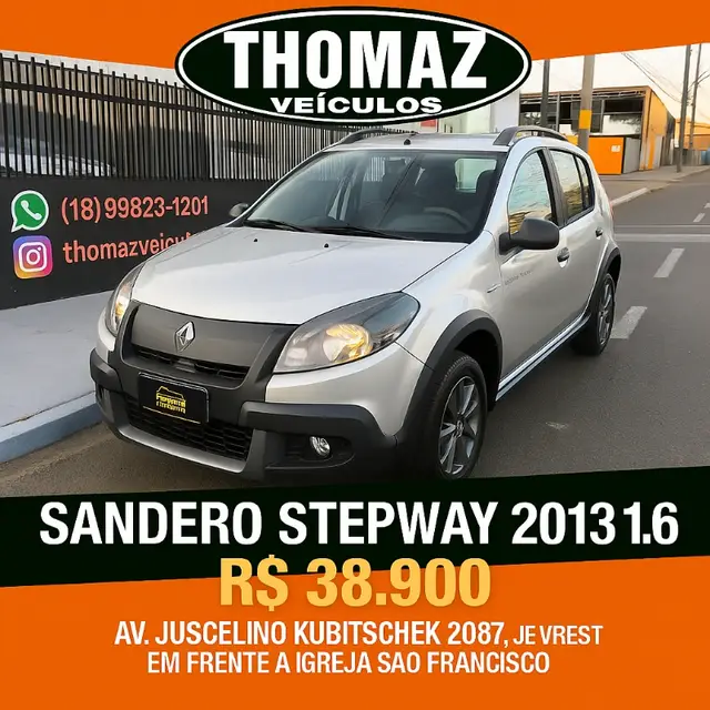 Carro Renault Sandero Stepway 2013 1.6 8V (Flex)