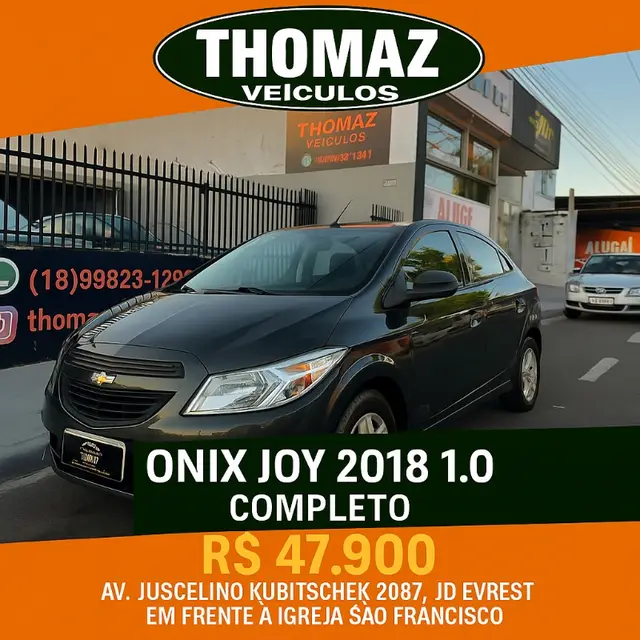 Carro Chevrolet Onix 2018 1.0 Joy SPE/4