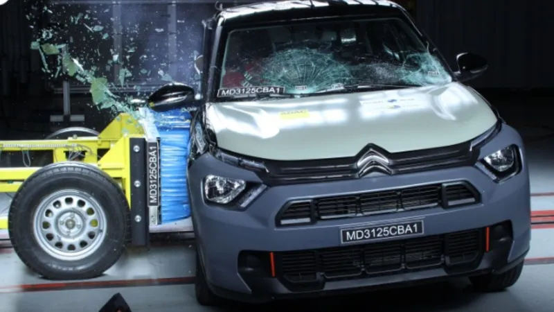 Citroën Basalt recebe nota zero em segurança no Latin NCAP