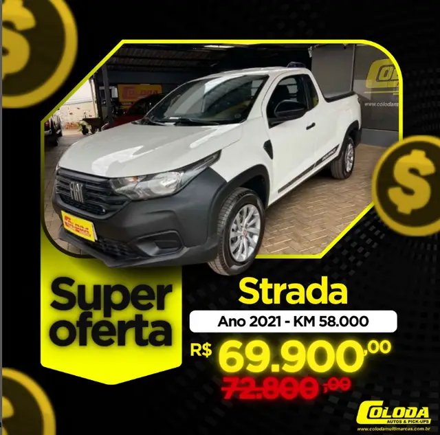 Carro Fiat Strada 2021 Endurance 1.4 CD (Flex)