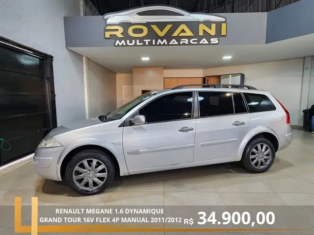 Carro Renault Megane Grand Tour 2012 Mégane Grand Tour Dynamique 1.6 16V (flex)