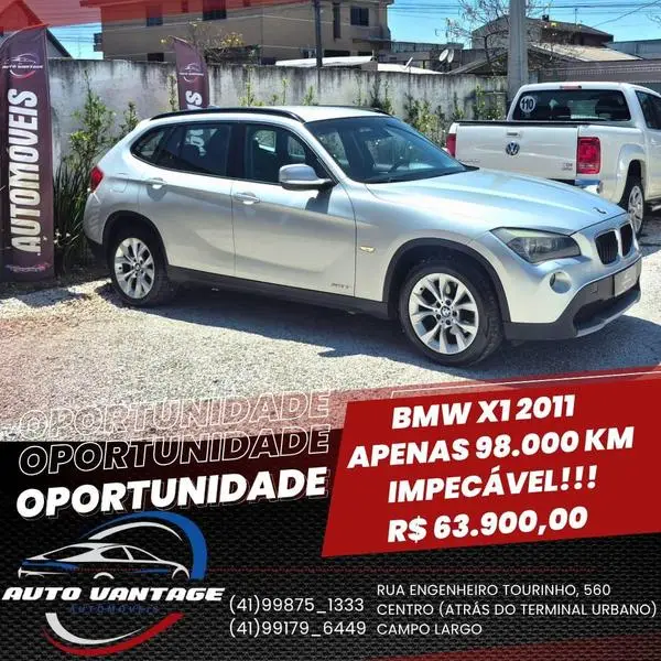 Carro BMW X1 2011 2.0 sDrive18i Top (Aut)