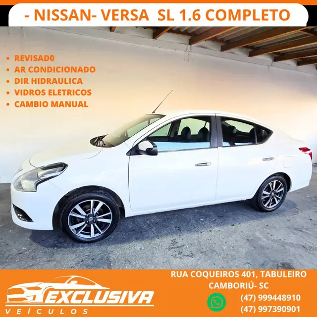 Carro Nissan Versa 2018 1.6 16V SL FlexStart (Flex)
