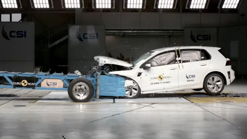 VW Golf garante nota máxima em teste de segurança
