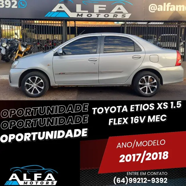 Carro Toyota Etios Sedan 2018 XS 1.5 (Flex)