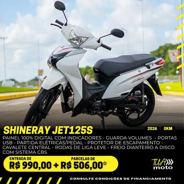 Moto Shineray JET 125SS 2026 Carburada