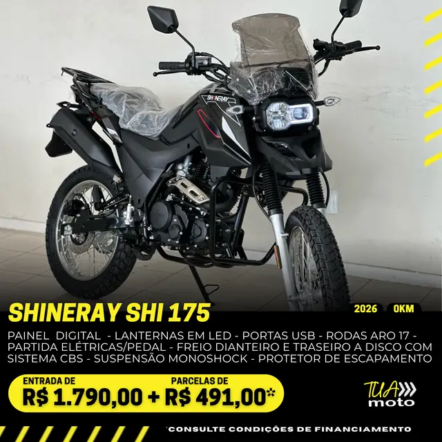 Moto Shineray SHI 175 2026 Carburada