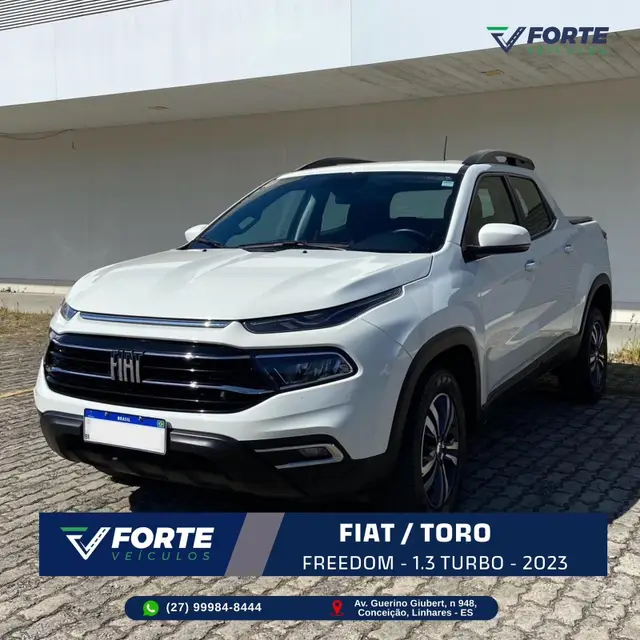 Carro Fiat Toro 2023 Freedom 1.3 turbo (Flex) (Aut)