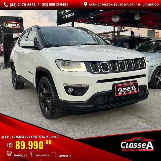 Carro Jeep Compass 2017 2.0 Longitude 4x2 (Aut) (Flex)