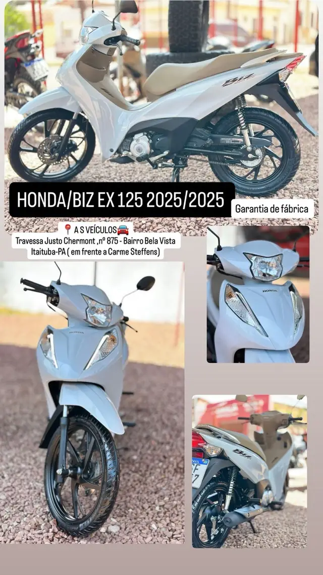 Moto Honda Biz 125 2025 EX