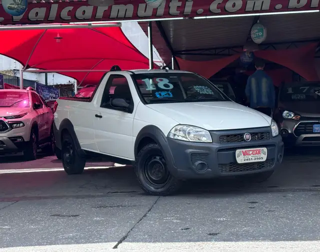 Carro Fiat Strada 2018 Hard Working 1.4 (Flex) (Cabine Simples)