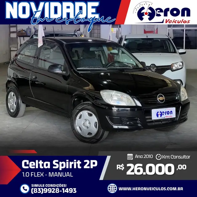 Carro Chevrolet Celta 2010 Spirit 1.0 VHCE (Flex) 2p