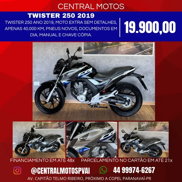Moto Honda CB 250F Twister 2019 (ABS)