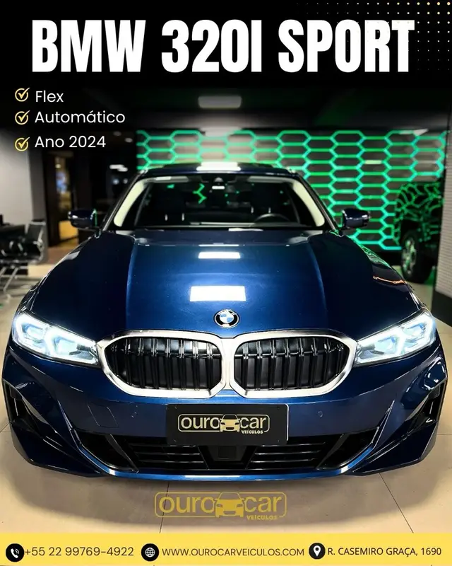 Carro BMW 320i 2024 Sport GP 2.0 Turbo (Aut.)