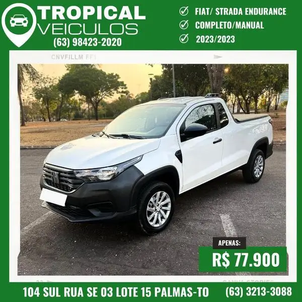 Carro Fiat Strada 2023 Endurance 1.4 Cabine Plus (Flex)