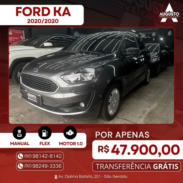 Carro Ford Ka 2020 1.0 SE (Flex)