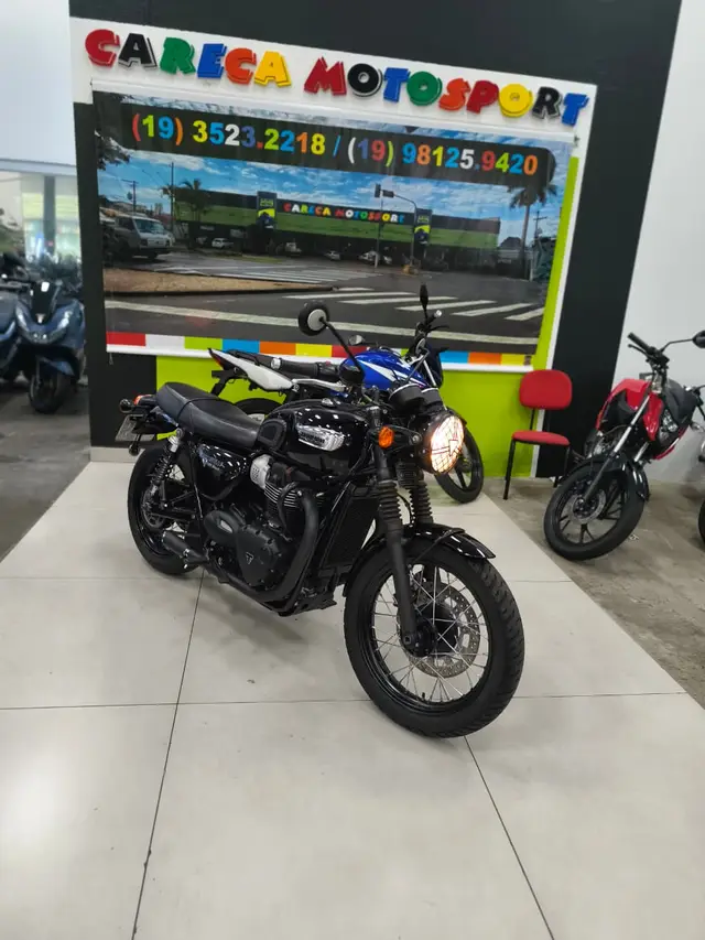 Moto Triumph Bonneville T100 2020 T 100 Black