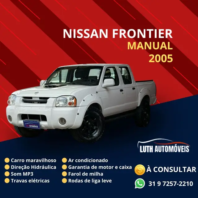 Carro Nissan Frontier 2005 SE 4x2 2.8 (cab.dupla)