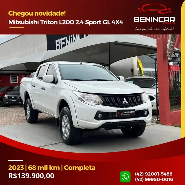 Carro Mitsubishi L200 Triton Sport 2023 GLS 2.4