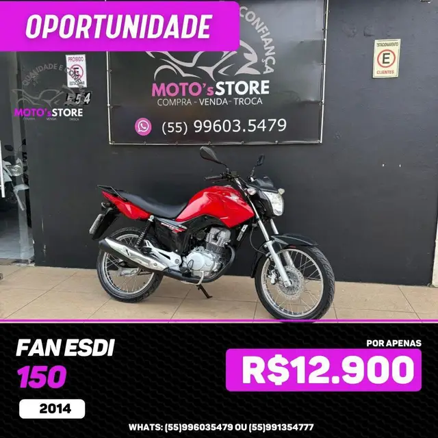Moto Honda CG 150 2014 Fan ESDi
