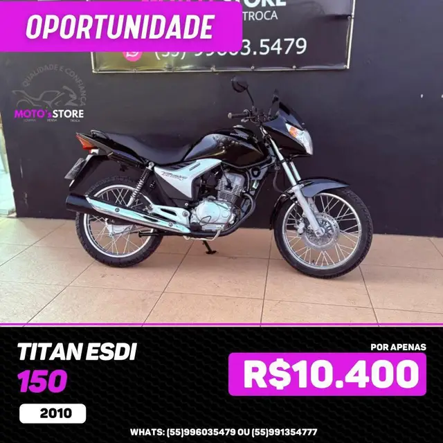Moto Honda CG 150 2009 Titan ESD Mix