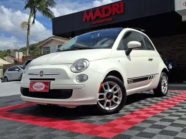 Carro Fiat 500 2014 Cult Dualogic 1.4 Evo (Flex)