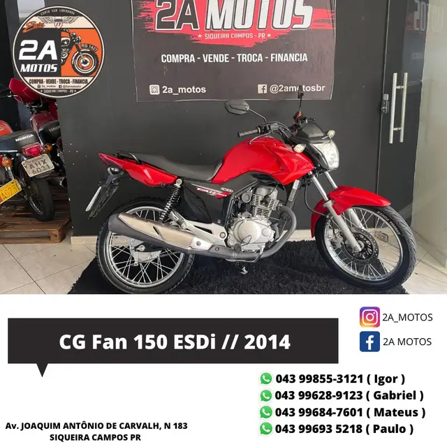 Moto Honda CG 150 2014 Fan ESDi