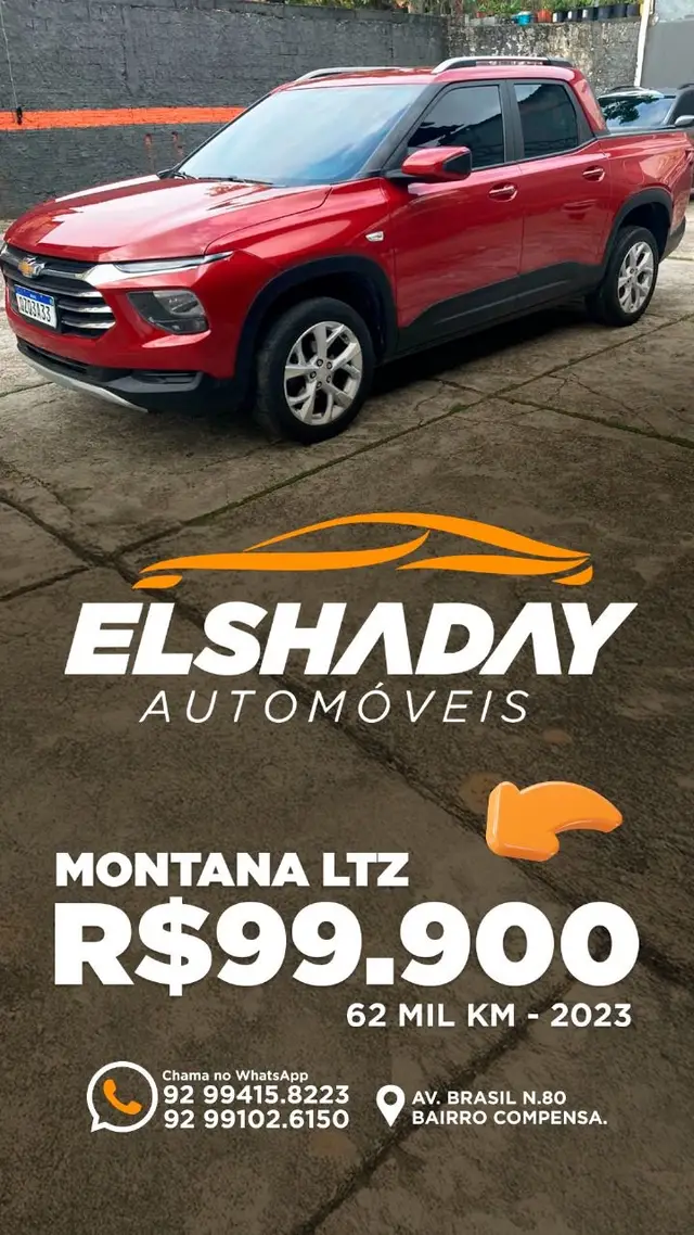 Carro Chevrolet Montana 2023 LTZ 1.2 Turbo (Aut.)