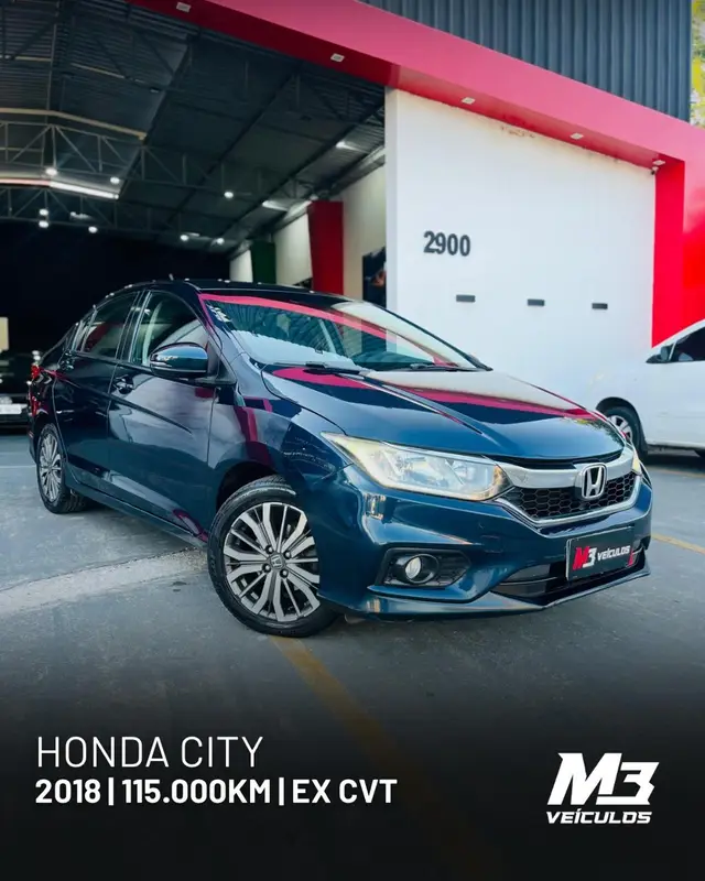 Carro Honda City 2018 EX 1.5 CVT (Flex)