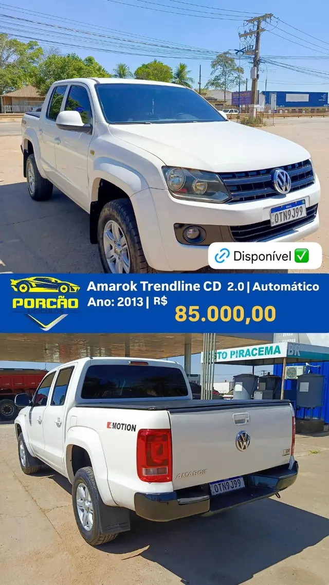 Carro Volkswagen Amarok 2013 2.0 TDi AWD Trendline