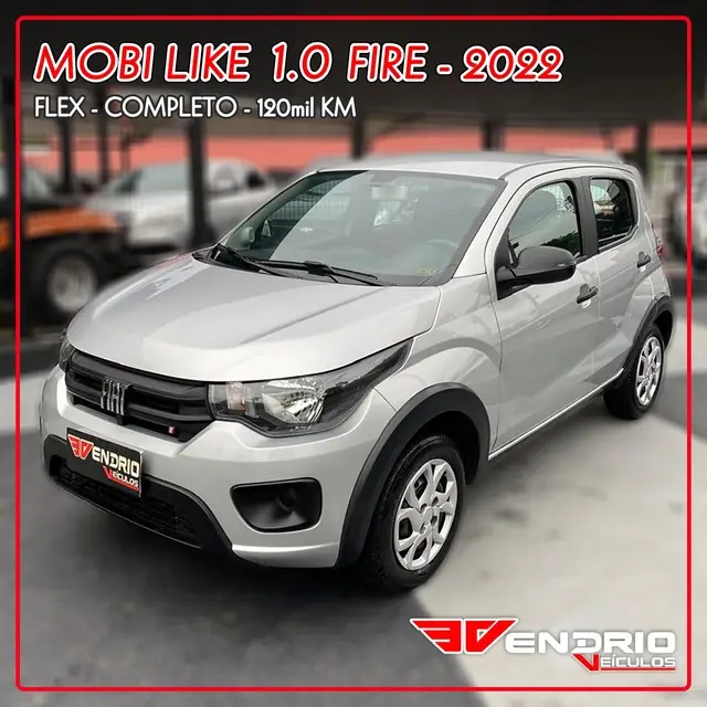 Carro Fiat Mobi 2022 Like 1.0 (Flex)