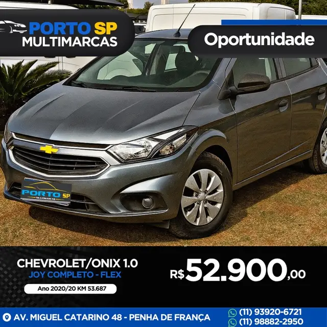 Carro Chevrolet Onix 2020 1.0 Joy SPE/4