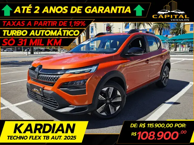 Carro Renault Kardian 2025 Techno 1.0 Turbo AT