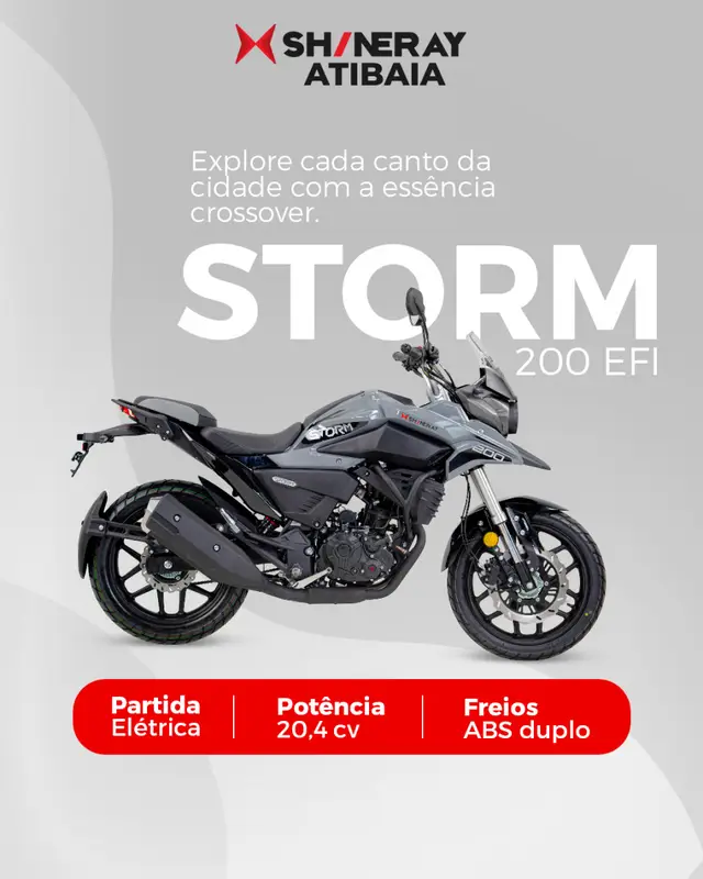 Moto Shineray Storm 200 2026 EFI