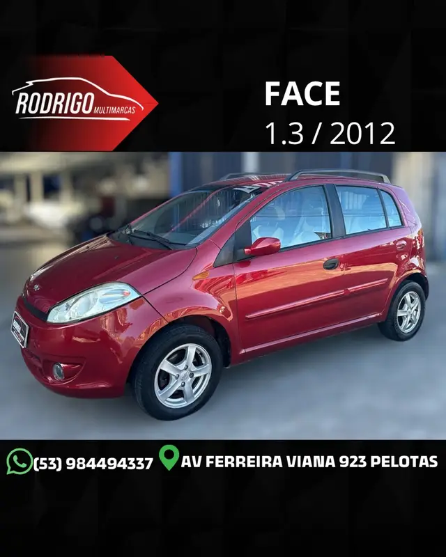 Carro CAOA Chery Face 2012 1.3 16V